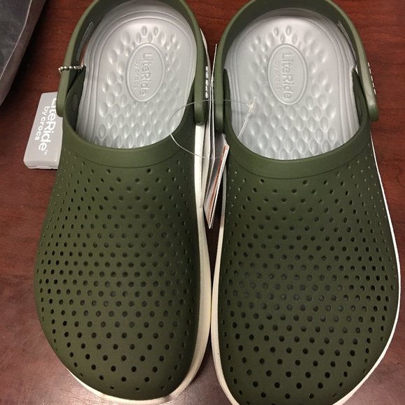 crocs literide clog green